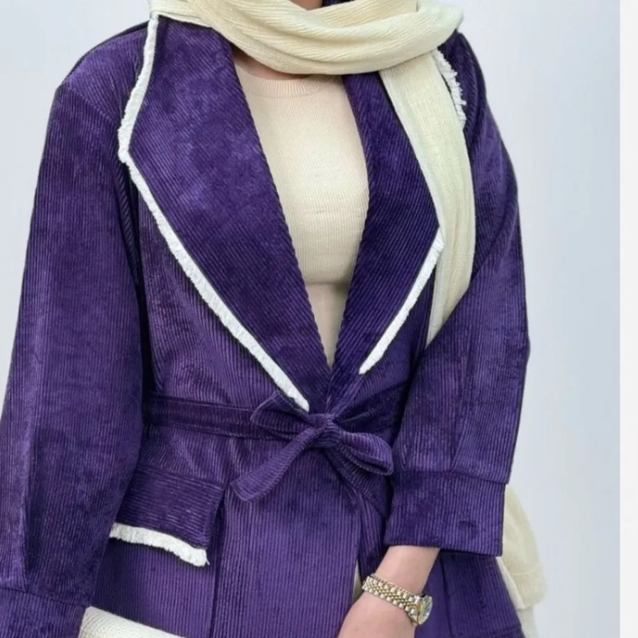 مانتو مخمل پاییزه