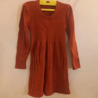 پیراهن بافت دخترانه