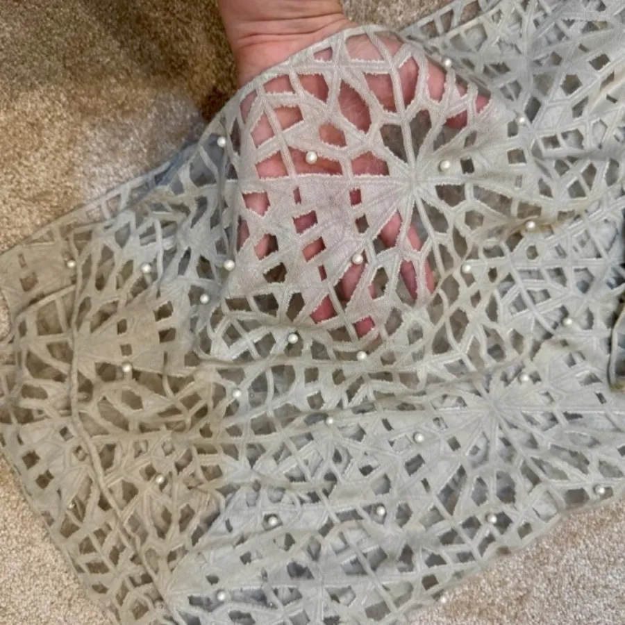 شال مجلسی مرواریدی