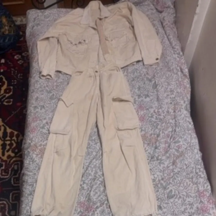 ست کت جین و شلوارک کارگو