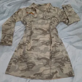 مانتو کتان چریکی