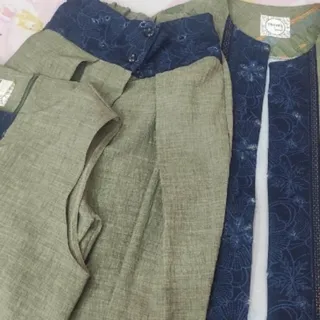 ست سه تکه ی شلوار وست کت