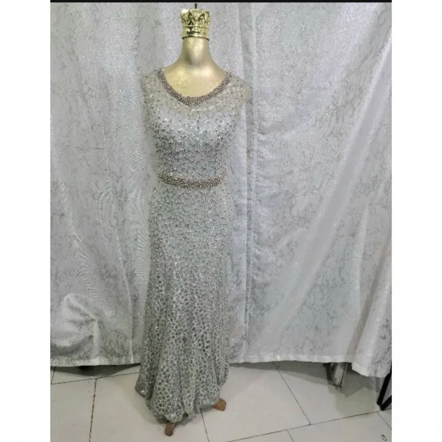 پیراهن مجلسی کار شده