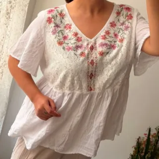 شومیز نخی مجلسی شیک