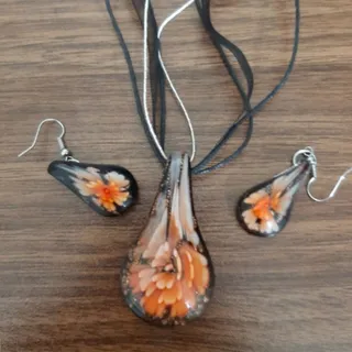گردنبند و گوشواره ست