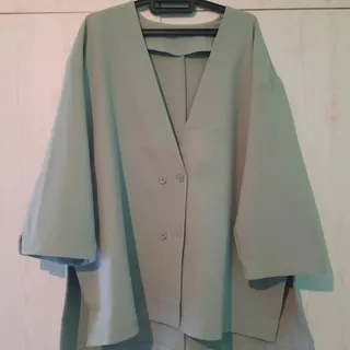 کت زنانه سبز صدری مجلسی