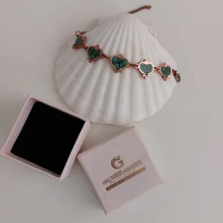 دستبند مس و فیروزه
