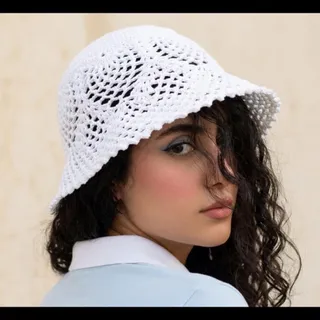 کلاه بافتنی تابستونی