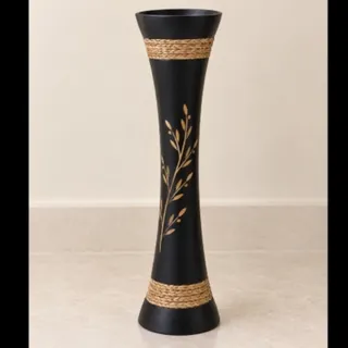 گلدان چوبی دکوری 35 سانتی