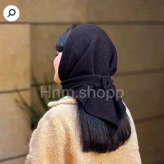 روسری بافت دکمه خور ترک