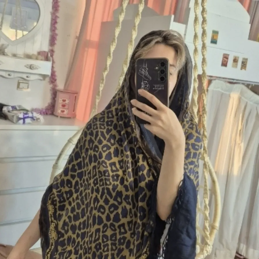 شال حریر نخی