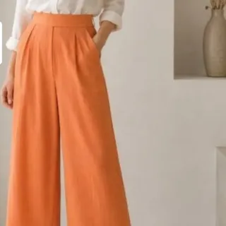 شلوار بگ واید پارچه ای