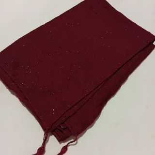 شال زرشکی شاین دار