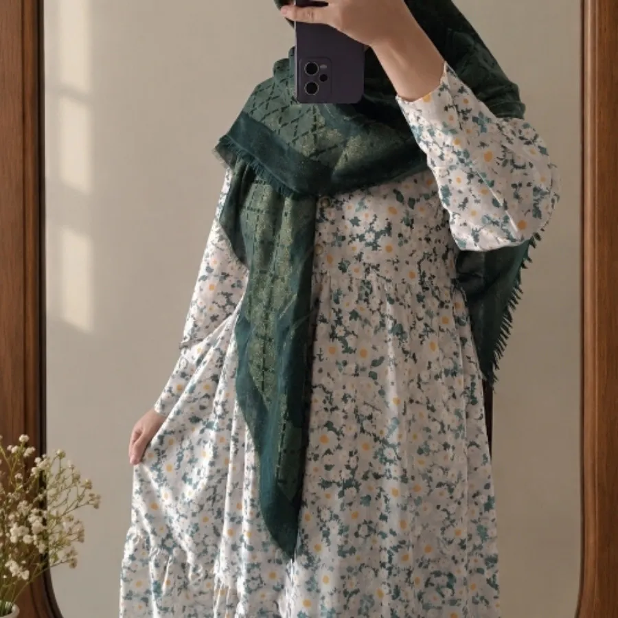 پیراهن گل گلی بلند