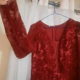 لباس مجلسی مخمل قرمز