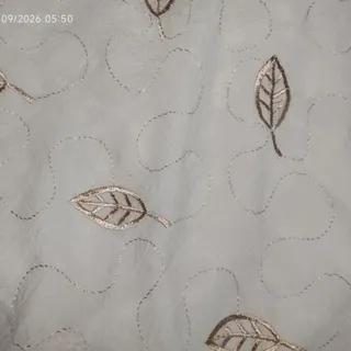 پرده آماده با نوار دوزی