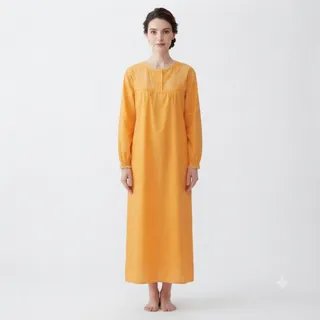 پیراهن راحتی زنانه زرد
