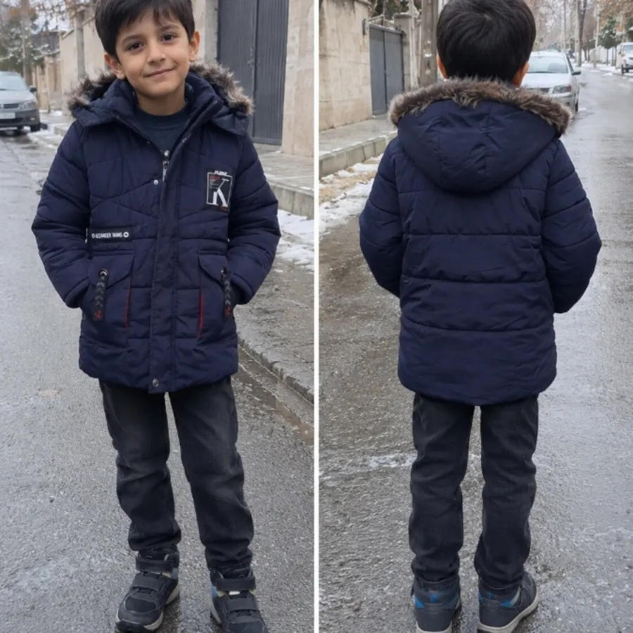 کاپشن بچه گانه