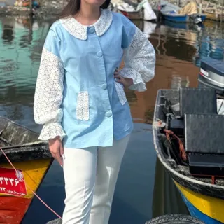 مانتو قلاب بافی