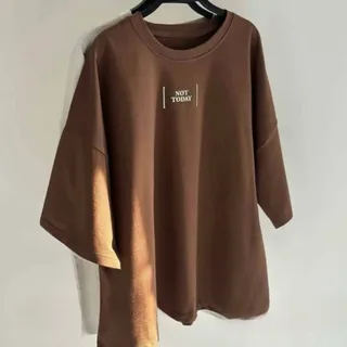 تیشرت لانگ نخ پنبه