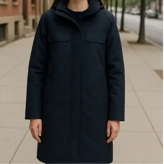 کاپشن بادگیر بلند h&m