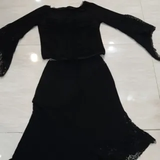 بلوز و دامن تمام گیپور