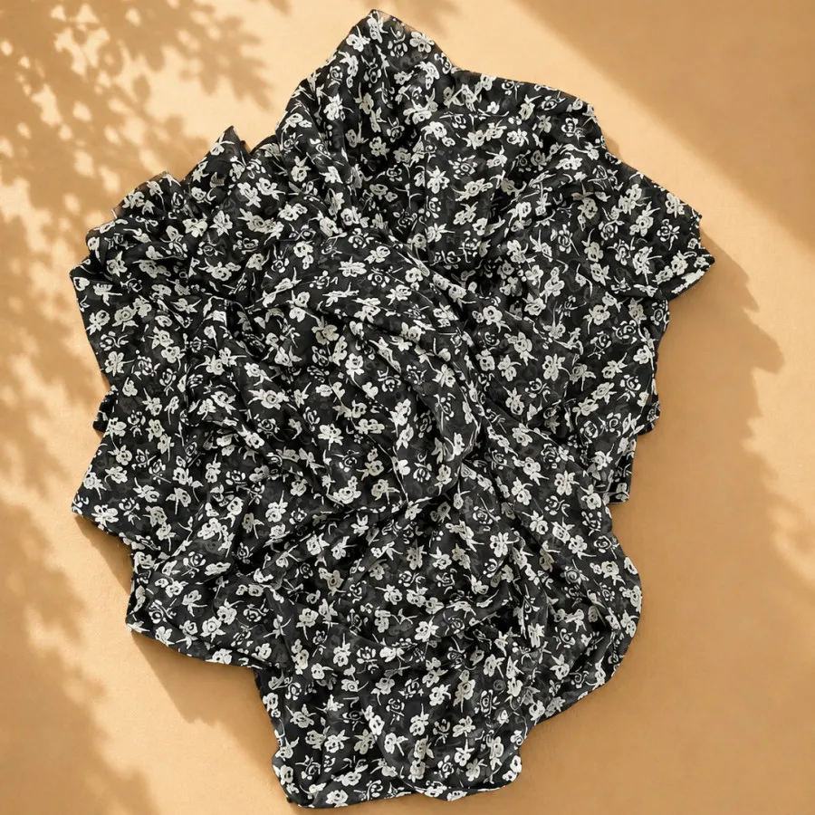 پارچه حریر گلدار