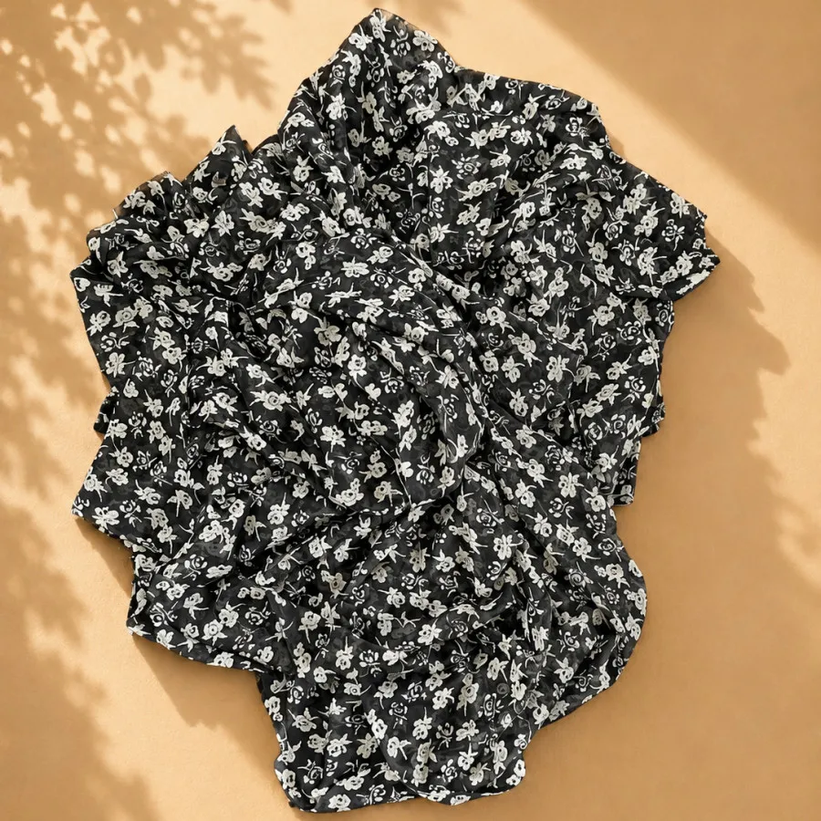 پارچه حریر گلدار