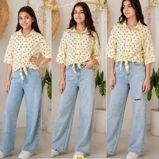 شومیز گره ای دخترانه