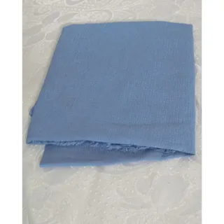 شال نخی آبی آسمانی