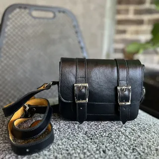 کیف چرم سگک دار