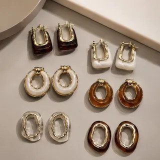 گوشواره  رزینی