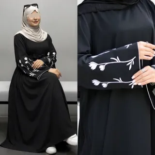 پیراهن عبایی گل لاله