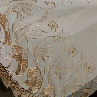 پرده حریر گلدوزی