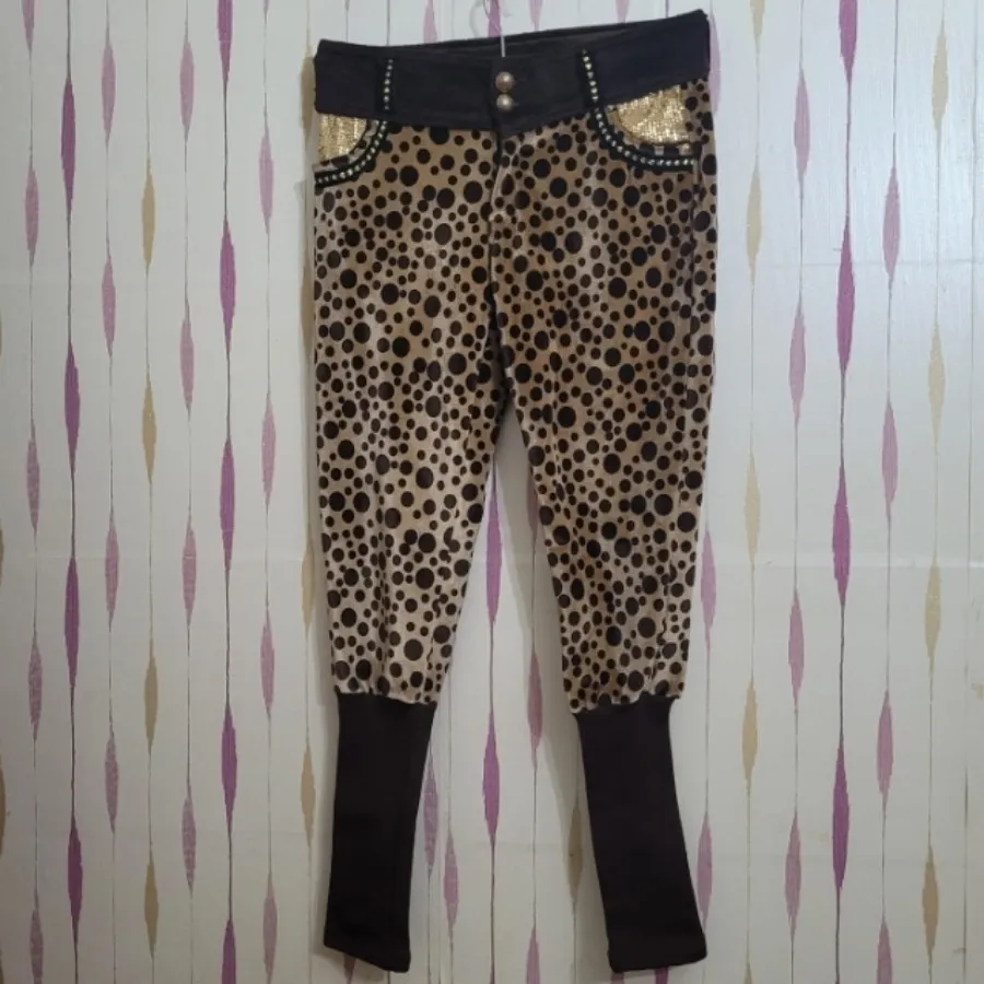 شلوار مخمل کتان D&G