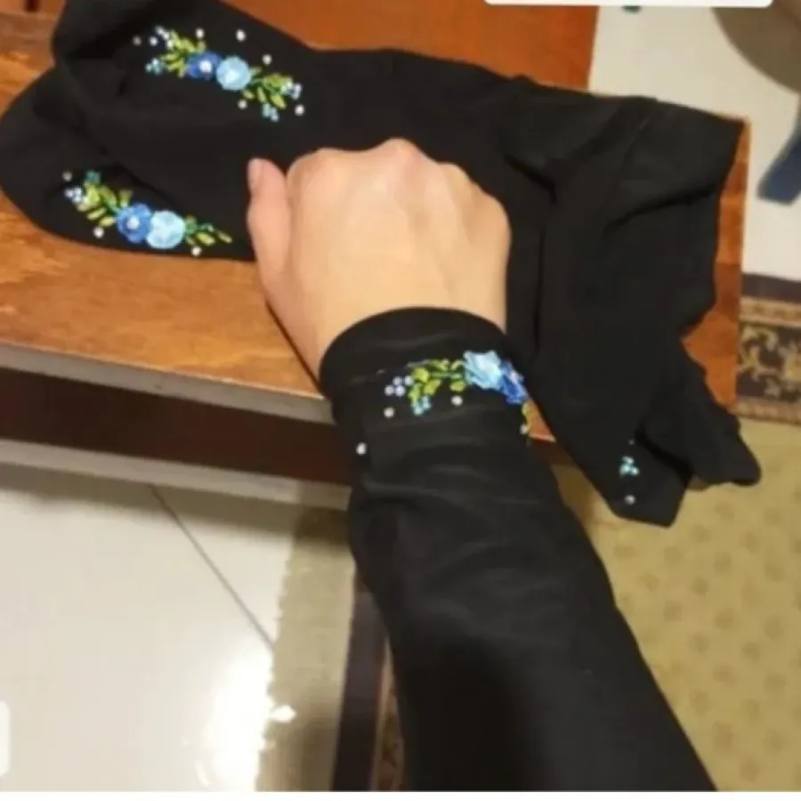 ست ساق و جوراب گلدوزی