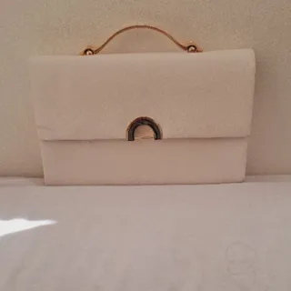 کیف سفید مجلسی