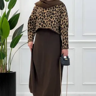 ست سارافون رویه پلنگی