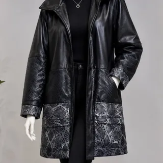 کت چرم برند forever 21