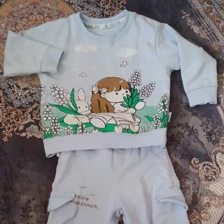 ست زیبا آبی آسمونی