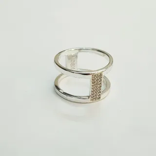 انگشتر نقره ای نگین دار