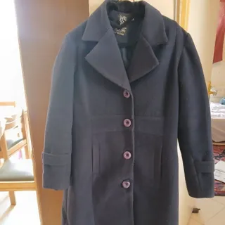 پالتوی گرم سرمه‌ای
