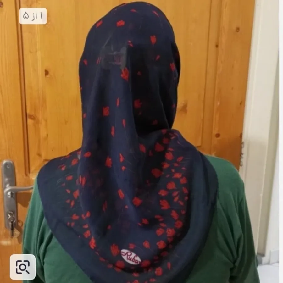 روسری ژرژت گل شقایق