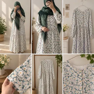 پیراهن گلدار بابونه