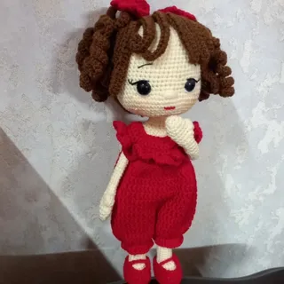 عروسک دستبافت دلبر