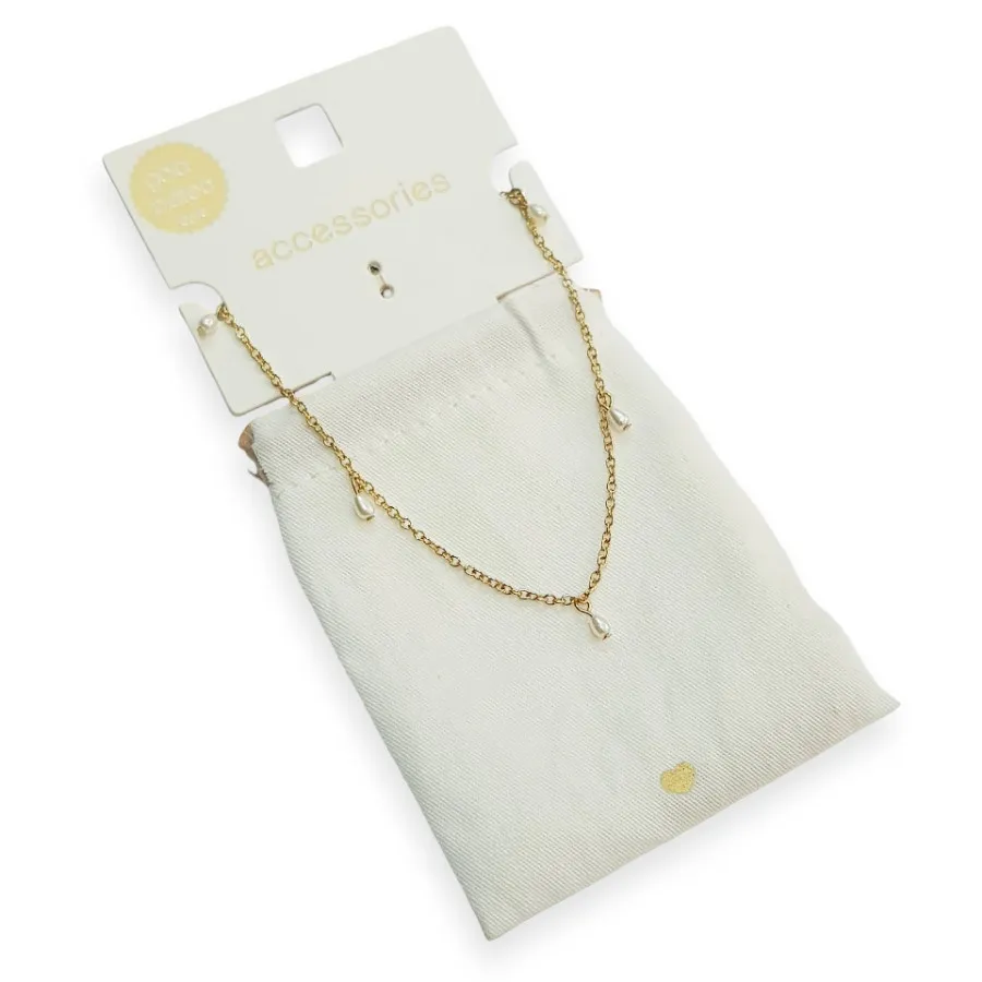 گردنبند آبکاری طلا آویز