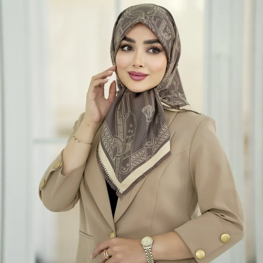 روسری توییل ابریشم درریش