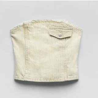 کراپ جین وارداتی zara