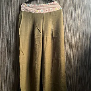 شلوار پارچه ای زنانه بگ
