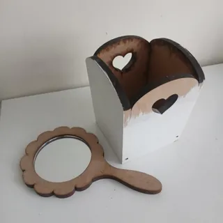 ست اینه و جاابزار ارایشی